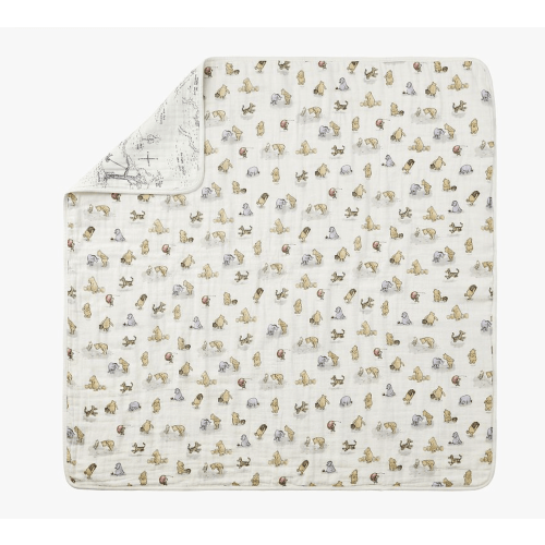 Winnie the Pooh Organic Cotton Muslin Oversized Blanket