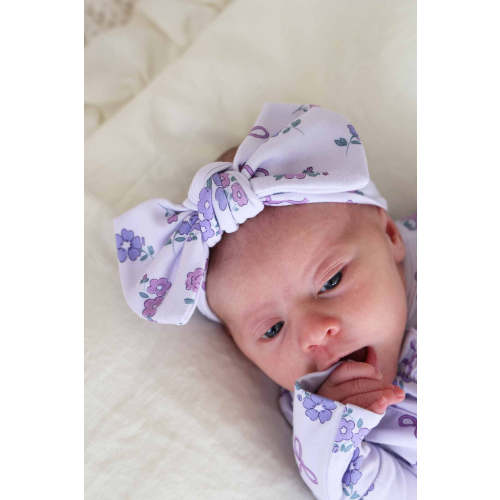 Printed Knit Large Bow Headwraps