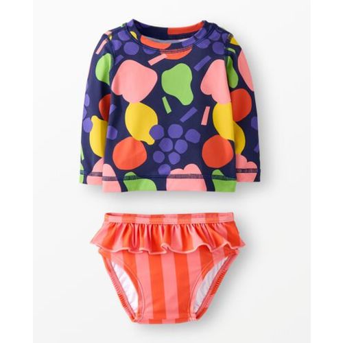 Baby Rashguard & Skirted Bikini Bottom Set (6-12mo)