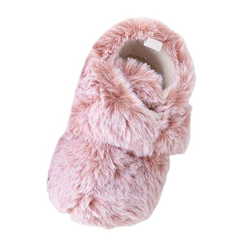 Unisex Baby Slippers Girls Boys Booties Winter Warm Fluffy Baby Socks Shoes Walking Shoes Baby Footwear