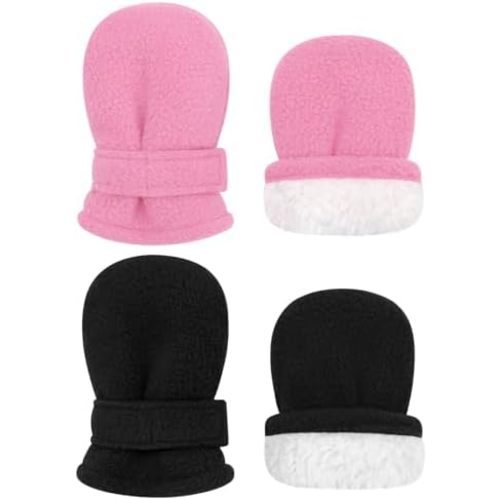 Sarfel Baby Mittens Toddler Gloves Kids Winter Gloves Baby Girl Boy Winter Mittens Infant Mittens 2 Pair Pack