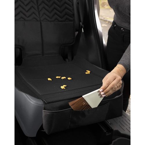 Skip Hop Clean Child Car Seat Protector, Universal Baby Carseat Cover with Clean Sweep Crumb Catcher - Travel Accessory
