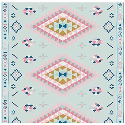 Play with Pieces Baby Play Mat for Kids, Toddler, and Infants Activity Floor Mats, Reversible, Double-Sided, Non-Toxic, Waterproof Playmats for Nursery, Playroom Décor Moroccan/Polka Dot 70x59