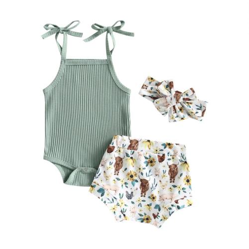 Baby Girl Pants Suit, Casual Party Sleeveless Knitting Rompe - TikTok Shop