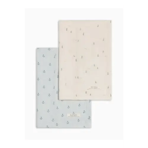 Organic 2-Pack Muslin Burp Cloths