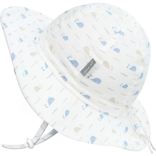 JAN & JUL Adjustable Cotton Floppy Sun Hat with 50+ UPF Protection for Boys