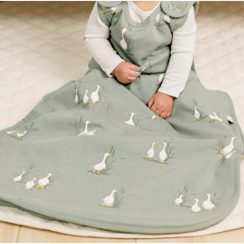 Color Goose, Size Baby | 4 Season® Ultimate Baby Sleep Bag, Merino Wool & Organic Cotton, Goose