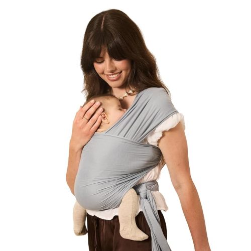Solly Baby Wrap, Buttery-Soft Baby Carrier Newborn to Toddler 8-25 Lbs., Lightweight & Hands-Free Infant Sling Wrap, Breathable Summer Carrier, Baby Wearing & Postpartum Essential, New Mom Gift, Spelt