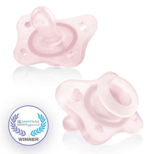 Chicco PhysioForma Mini Orthodontic Pacifier Pink 0-2m 2pk