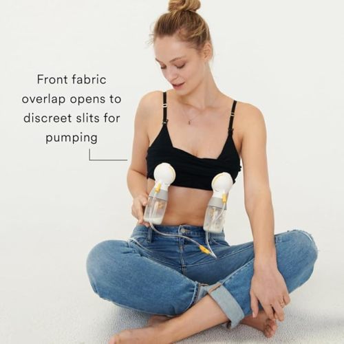 HATCH Skin to Skin Bra, Everyday Nursing Bra, Premium Hands-Free Pumping & Nursing Bra