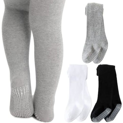 Baby Tights Non Slip Baby Girl Tights Seamless Cotton