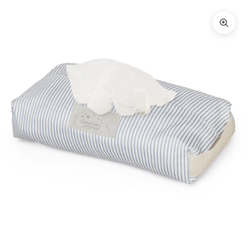 Wet Wipe Cover - GOTS Classic Stripes Blue