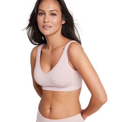 Jockey Generation™ Women's Seamfree® Back Smoothing Bralette - Pink Haze L: Wireless, Adjustable Strap, Sewn in Cup