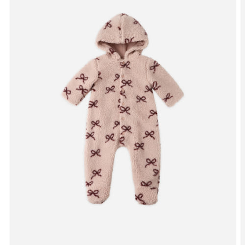 Fleece Jumpsuit || Bows – Rylee + Cru