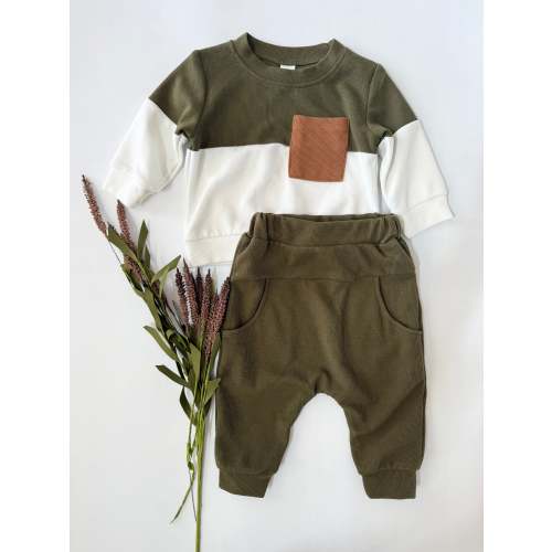 Imperfect Lawrence Color Block Set (9-12M) – Three Peas