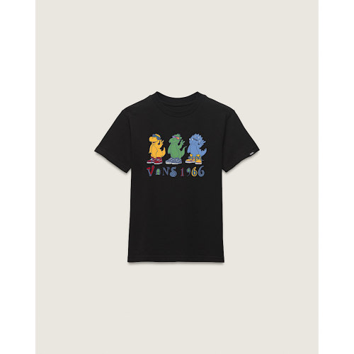 LittleKids Dino Bros T-Shirt in Black | Vans