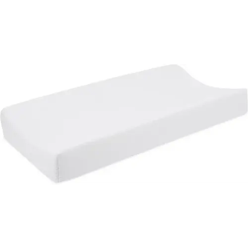 aden + anais Essentials Changing Pad Cover, 100% Cotton Muslin, Super Soft, Breathable, Tailored Snug Fit, Single, Solid Grey