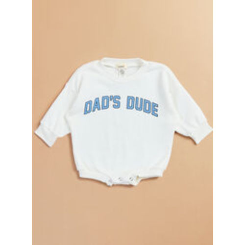 Dads Dude Bubble in Ivory & Blue | Tullabee