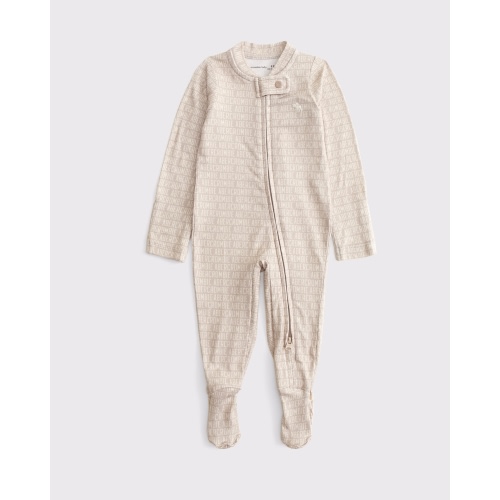 baby essential icon footed one-piece