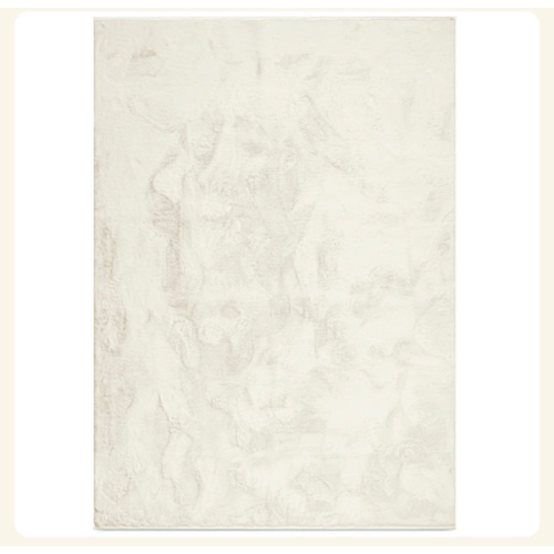 Cozy Faux Fur Rug, Ivory– Tumble