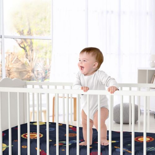 Sweet Jojo Designs Fitted Crib Sheet - Space Galaxy
