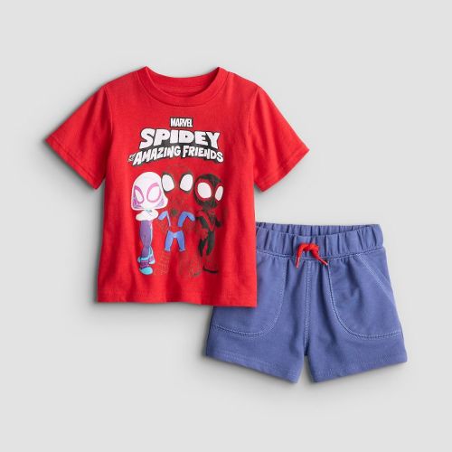 Baby & Toddler Boy Marvel Spidey & His Amazing Friends 2-Piece T-Shirt & Shorts Set