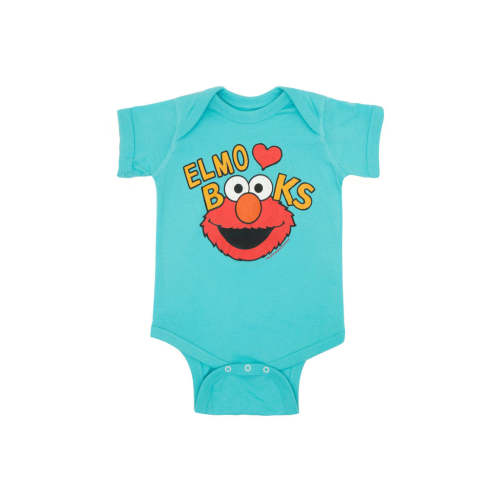 Sesame Street Elmo Loves Books baby bodysuit