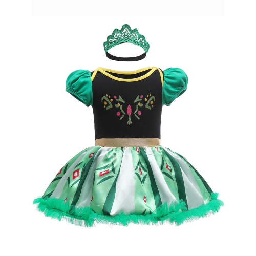 SXIMEE 3M-18M Baby Girls Princess Onesie Romper Dress Pageant Party Lace Gown Birthday Tulle Dresses with Headband