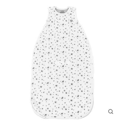 4 Season® Ultimate Baby Sleep Bag, Merino Wool & Organic Cotton, Star White