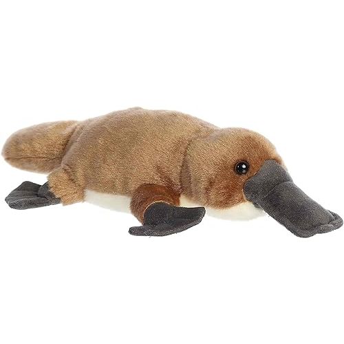 Aurora® Adorable Mini Flopsie™ Bindi Platypus™ Stuffed Animal - Mini Companions Ready for Playful Adventures - for Kids All Ages, Toddlers, Adults, and Families - Brown 11 Inches