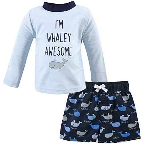 Swim Rashguard Set, whale
