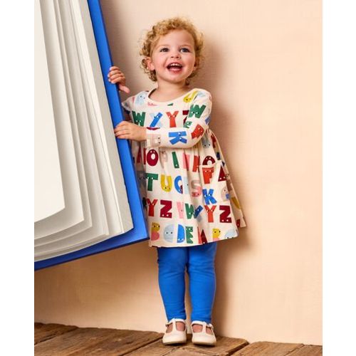 Baby Long Sleeve Pocket Dress & Leggings Set