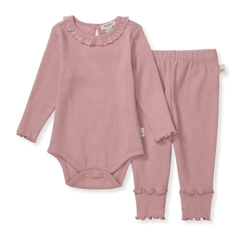 Burt's Bees Baby Unisex Bodysuit and Pant Set, 100% Organic Cotton