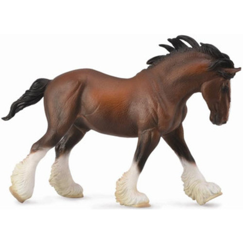CollectA Clydesdale Stallion - Bay #88621 - Stong Work Horse