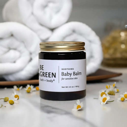 Non-Toxic Baby & Sensitive Skin Balm | Gentle Moisture & Protection – Be Green Bath and Body, LLC