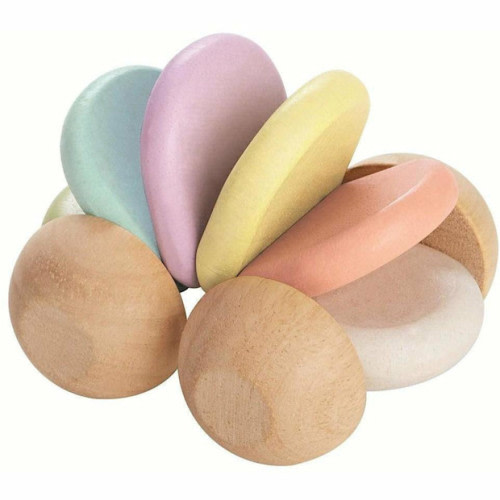 Plan Toys  Pastel Wooden Toy Car