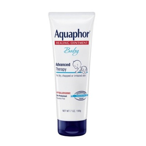 Aquaphor Baby Healing Ointment Advanced Therapy Skin Protectant - Dry Skin and Diaper Rash Ointment - 7oz