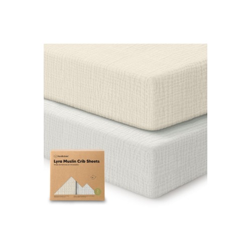2-Pack Lyra Muslin Crib Sheets