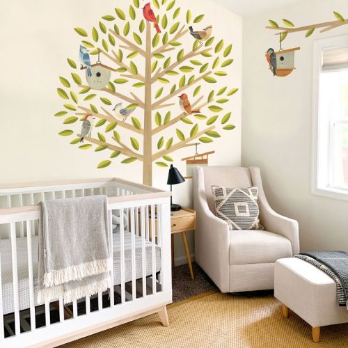 Mej Mej Feather Tree Peel & Stick Wall Decals