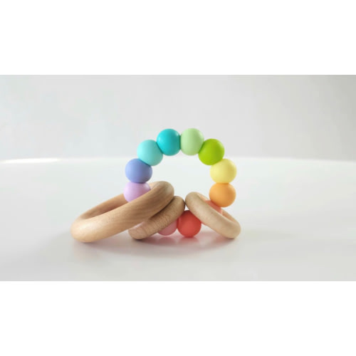 Saturn Ring Wooden Baby Teether