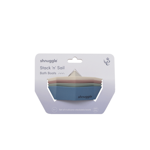 Shnuggle Stack and Sail Bath Boat Toys