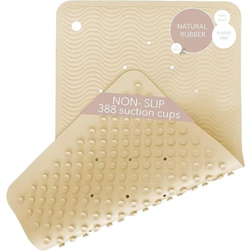 HEVEA Natural Rubber Wave Bath Mat