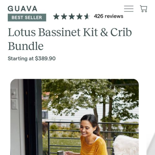Lotus Bassinet Kit & Crib
Bundle Base Set