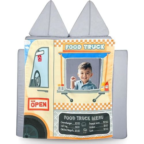 Couch Swag Play Panel for Childrens Foam Sofa Kids Couch (Food Truck)