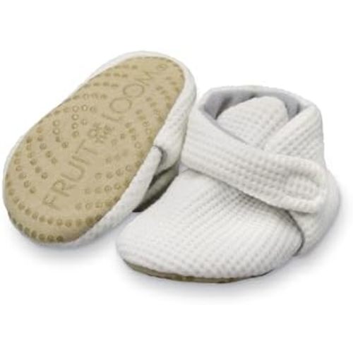 Fruit of the Loom Cozy Thermal Wrap Booties with Non-slip Grips for Baby Girls, Boys, Unisex -