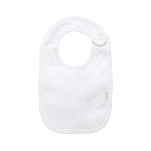 Bib - White - Purebaby