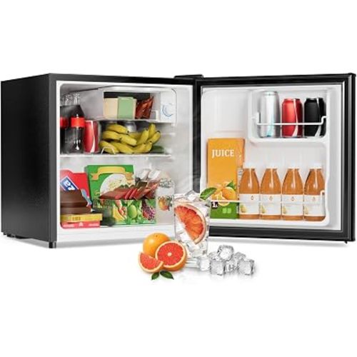 1.6 Cu Ft Mini Fridge with Freezer, Single Door Upright Freezer