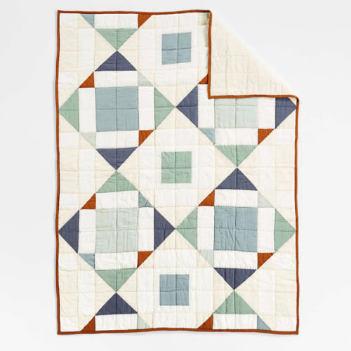 Heritage Organic Cotton Baby Crib Quilt