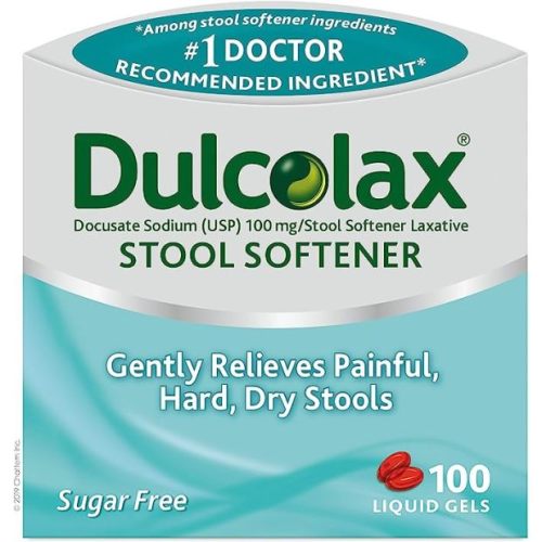 Dulcolax Stool Softener Laxative Liquid Gel Capsules