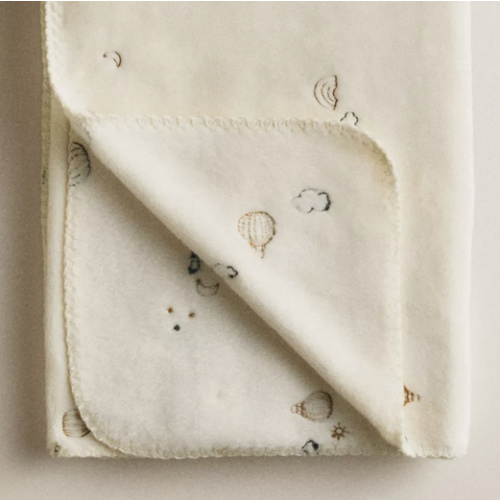 EMBROIDERED BALLOON BABY FLEECE BLANKET | Zara Home United States of America